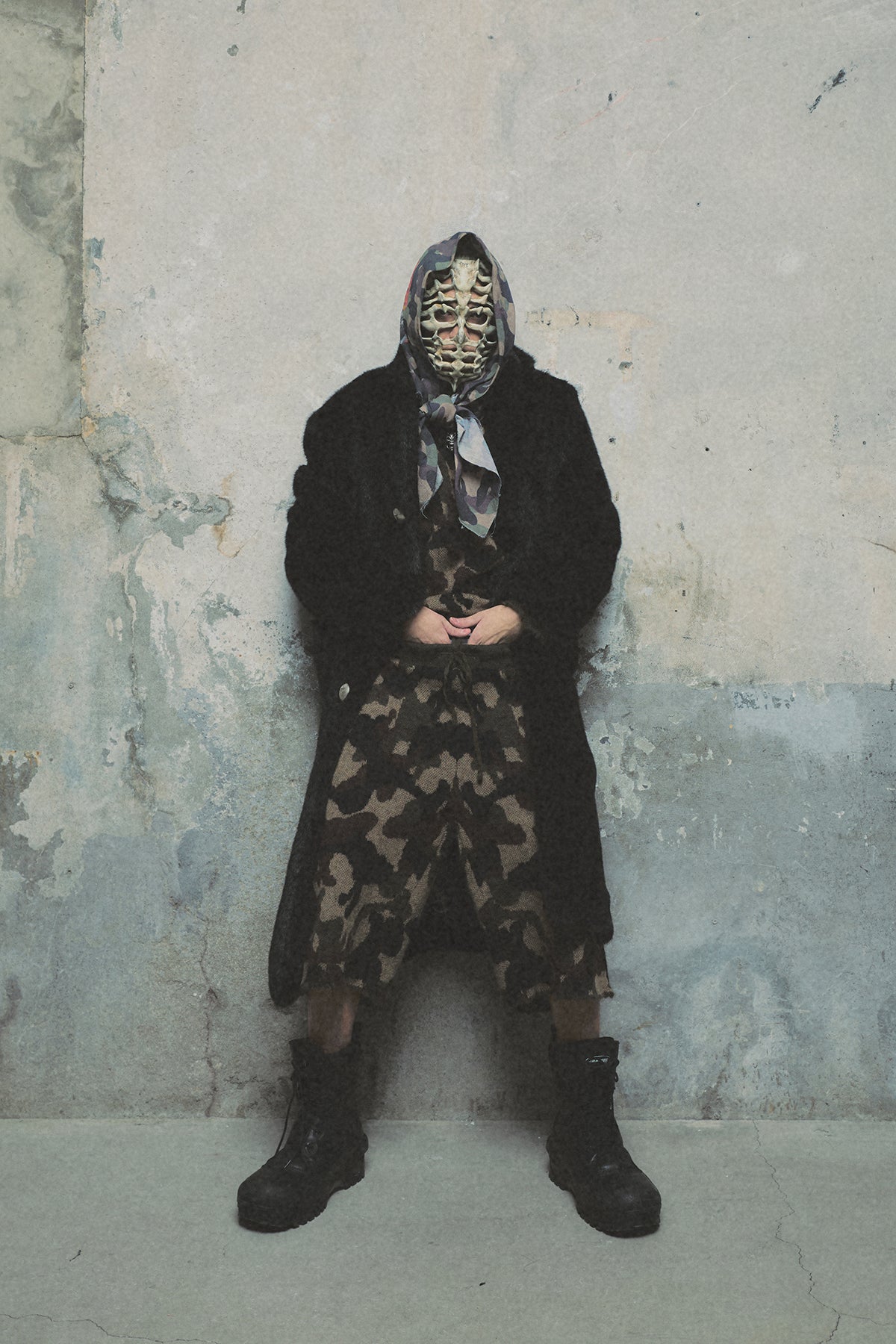 TC TWO FACE CAMO SCARF