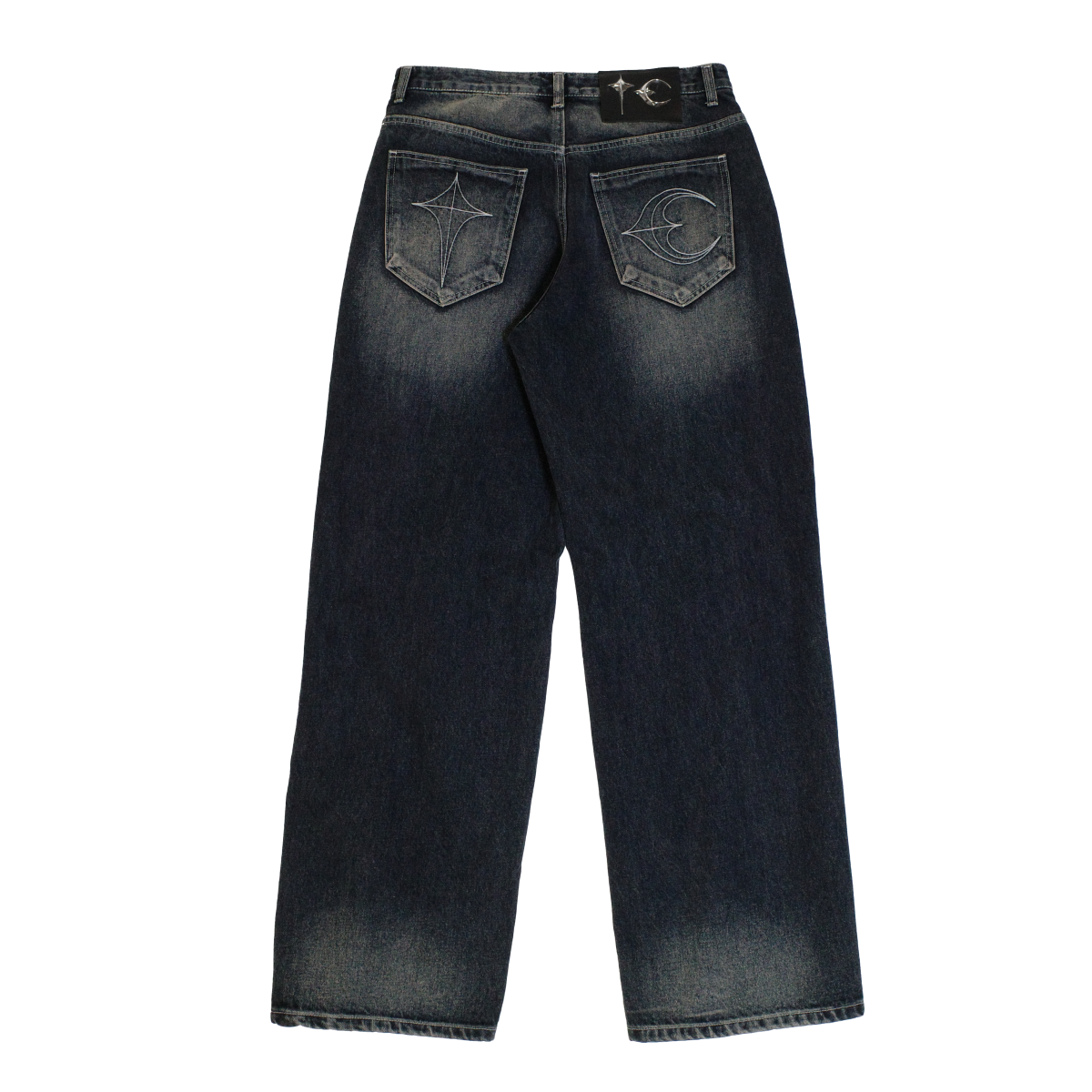 Tribal Tree Denim Pants