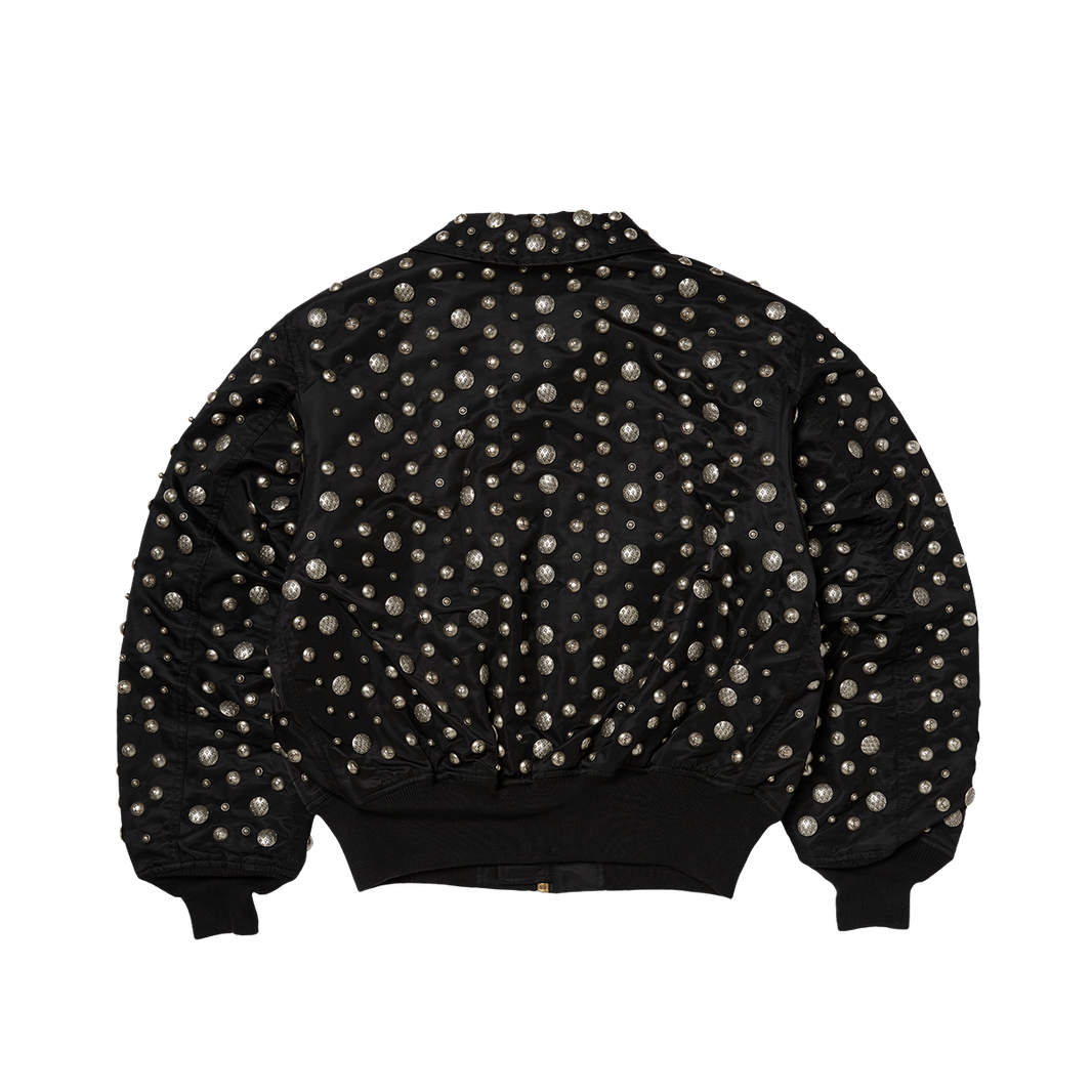 THUG CLUB X ALPHA CWU 45/P ALL OVER RIVET JACKET