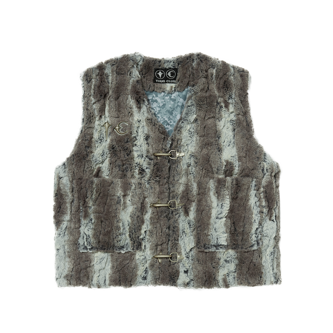 TC Skull Fur Vest