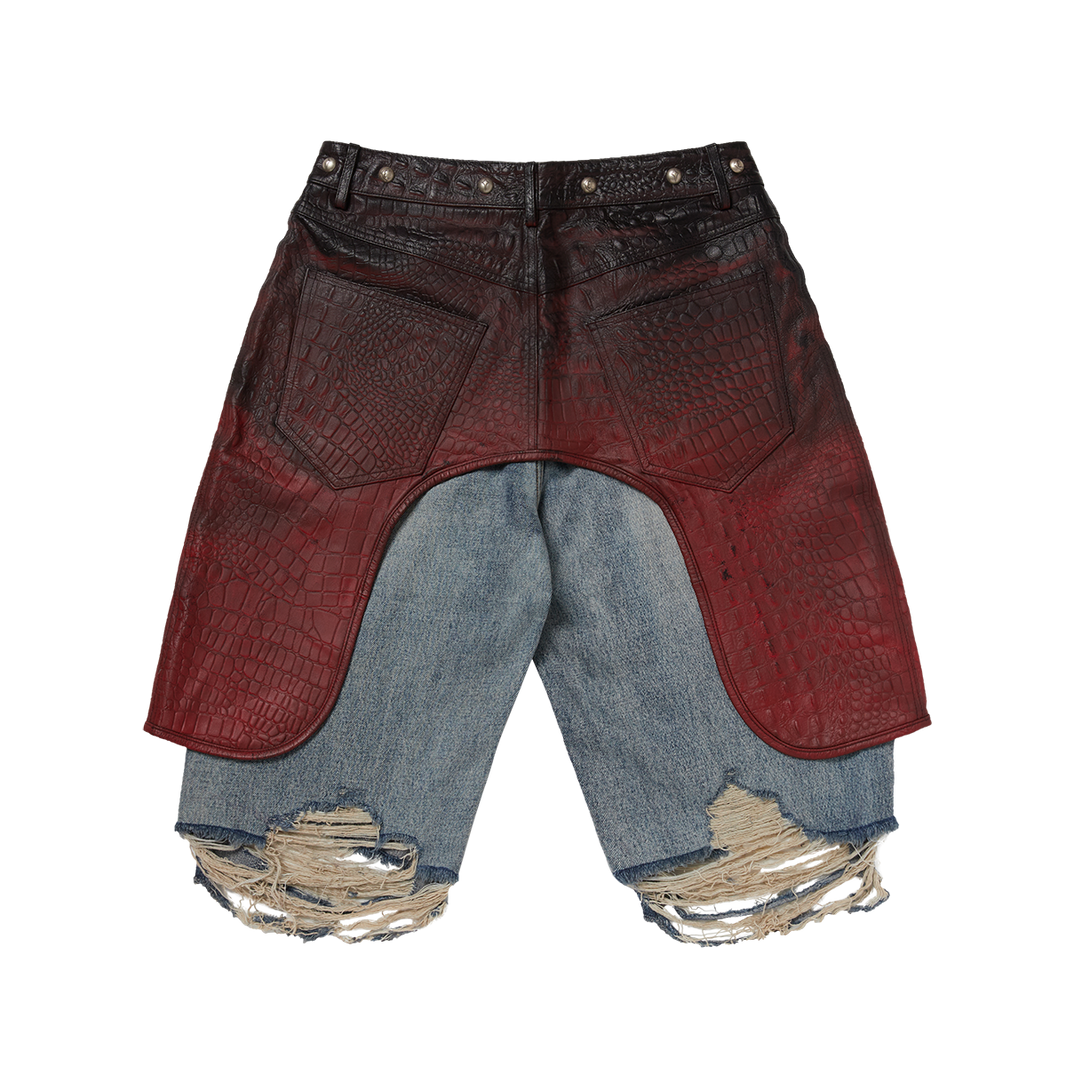 FILA x TC Dragon Leather Denim Mix Short