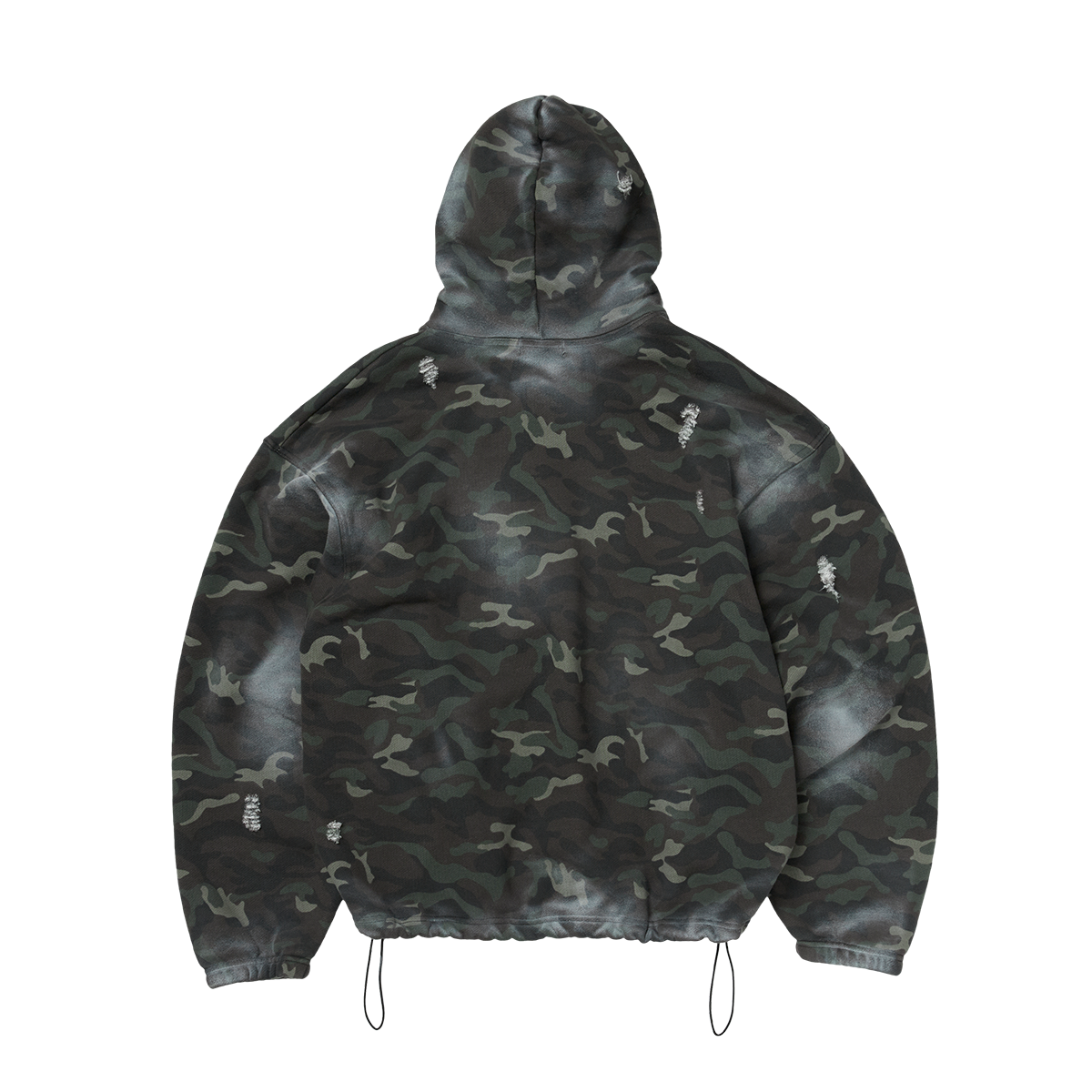 Sprayed Camoflage Rock Hoodie