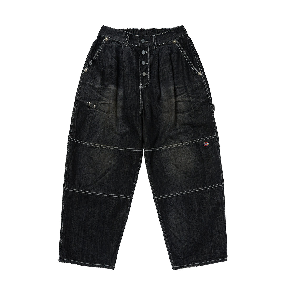 Double Knee Denim Pants