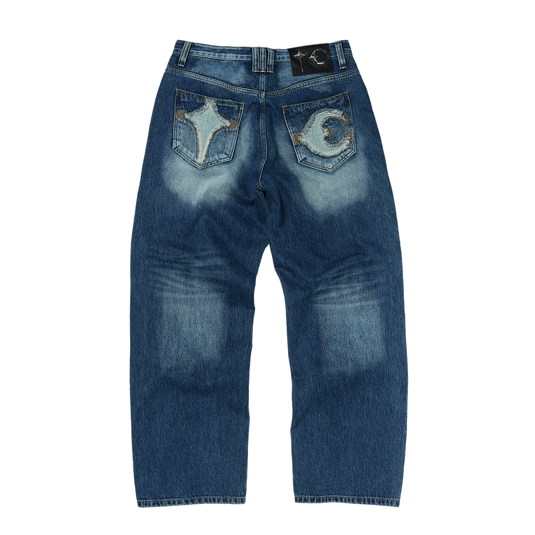 TC Leather Back Pocket Pants