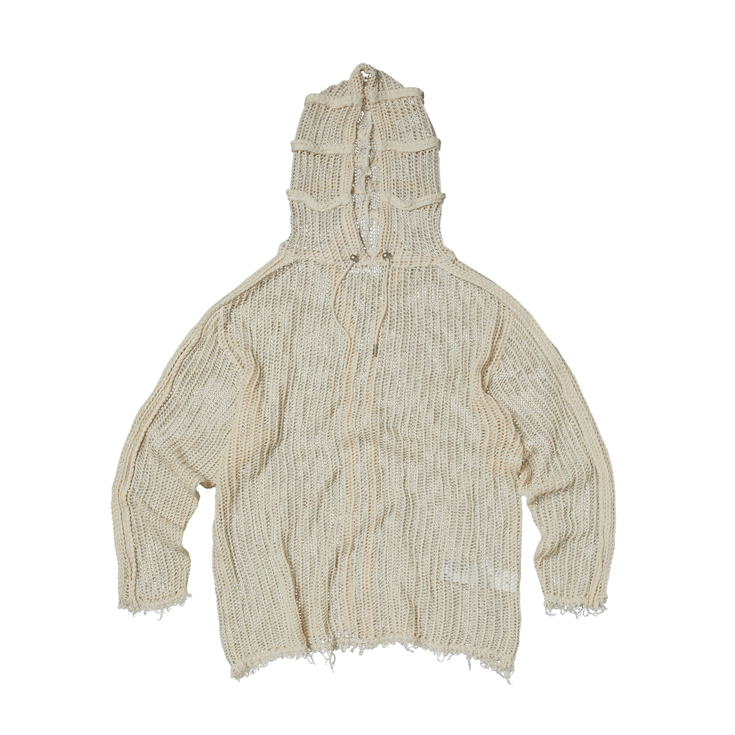 TC LINE MESH KNIT HOODIE