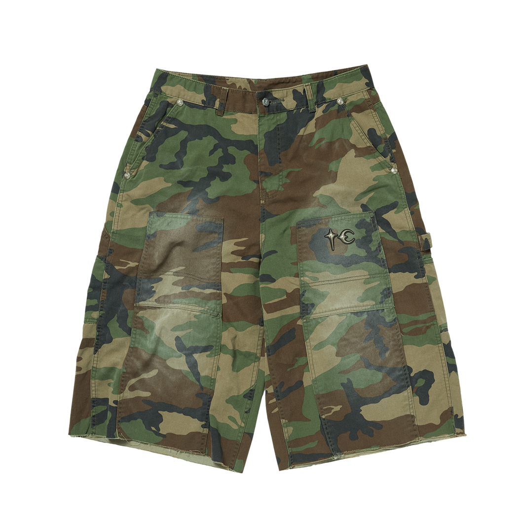 TC TAINTED CAMO SHORTS