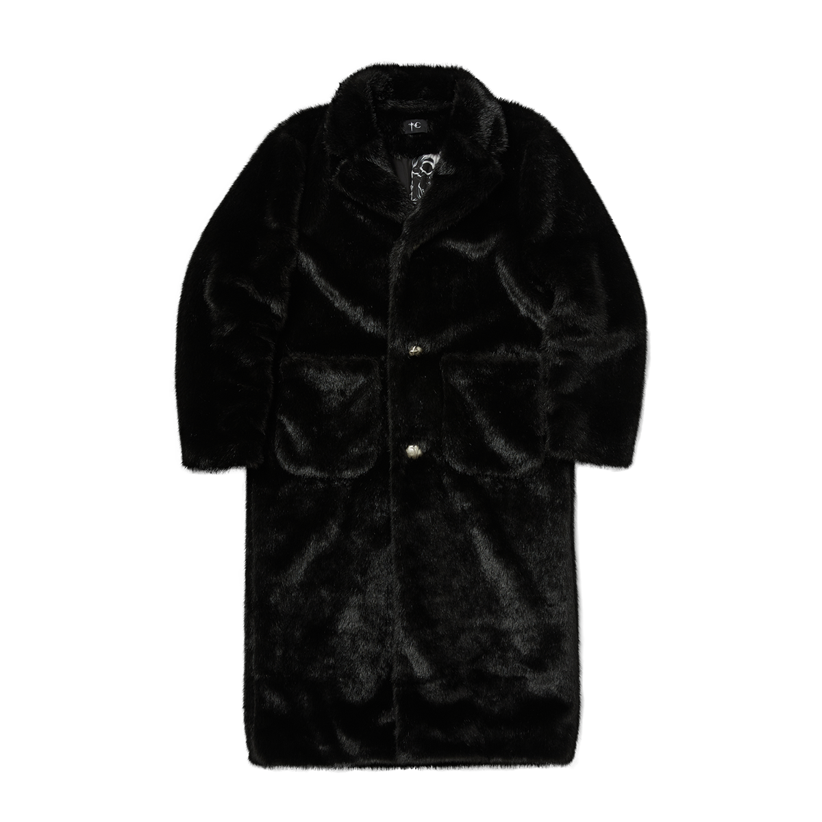 THREE RIDING SKULL FUR COAT