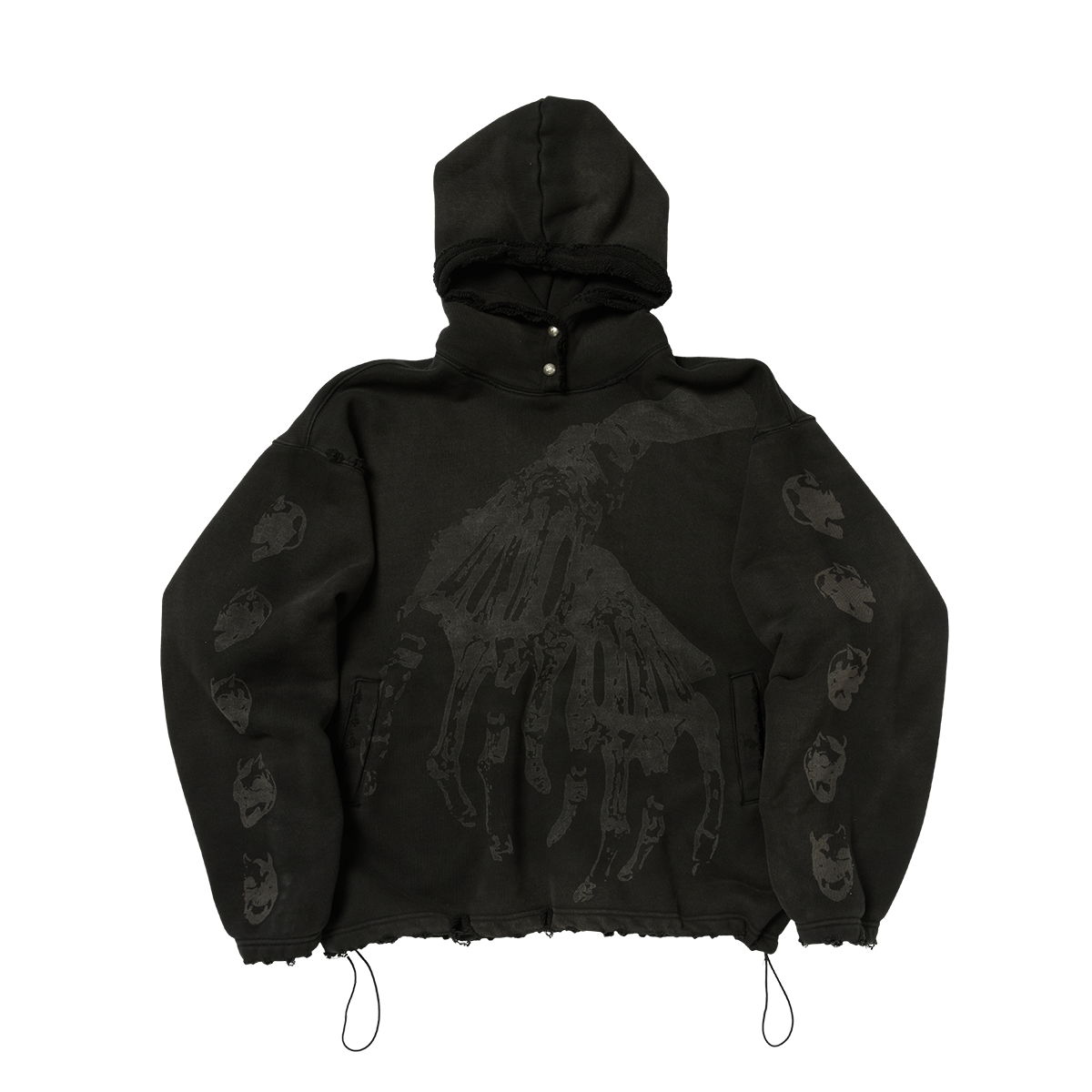 TC BONE CROSS HOODIE