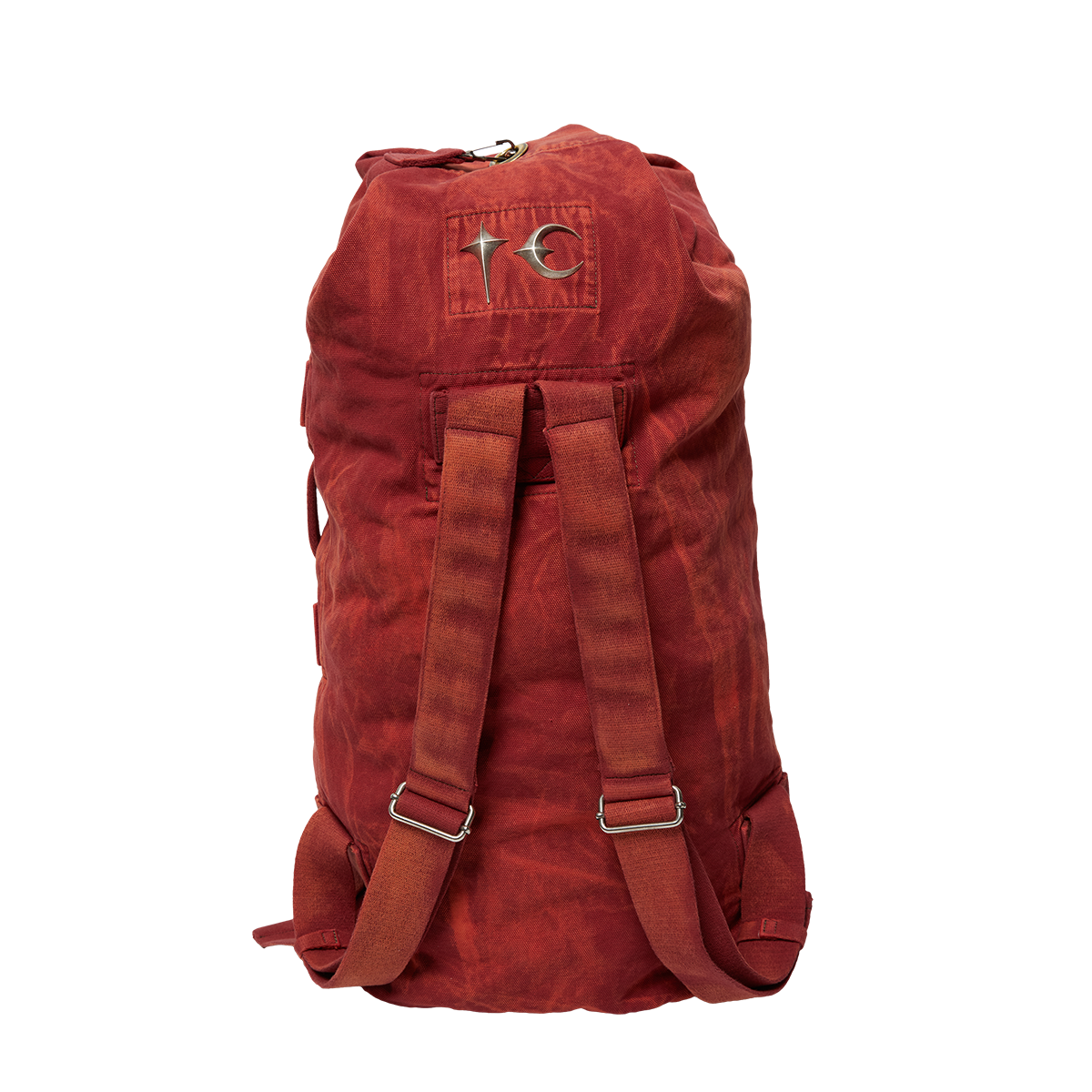 TWO TONE WASHED CANVAS DUFFLE BAG