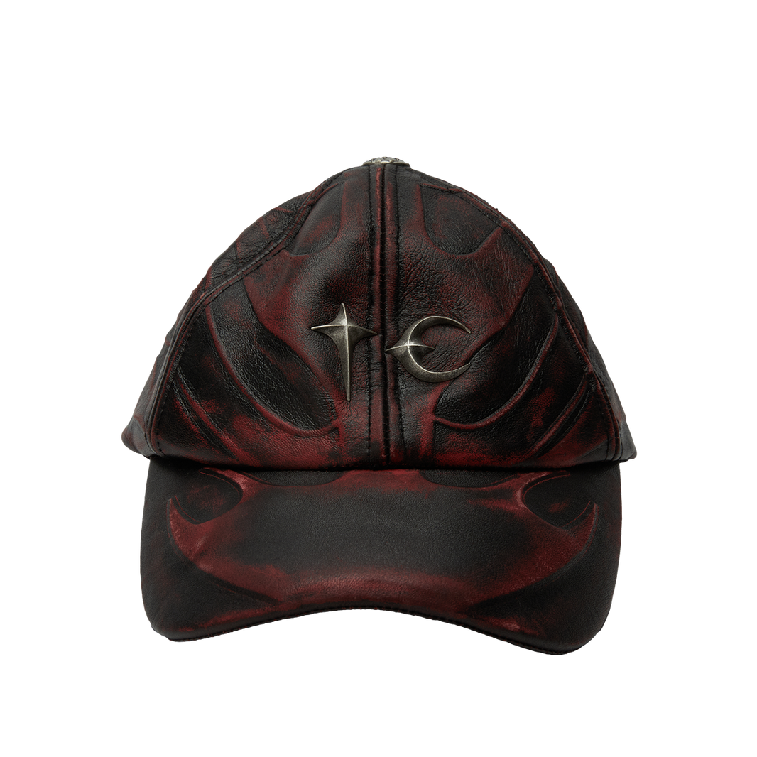 TC LEATHER CHOPPER CAP