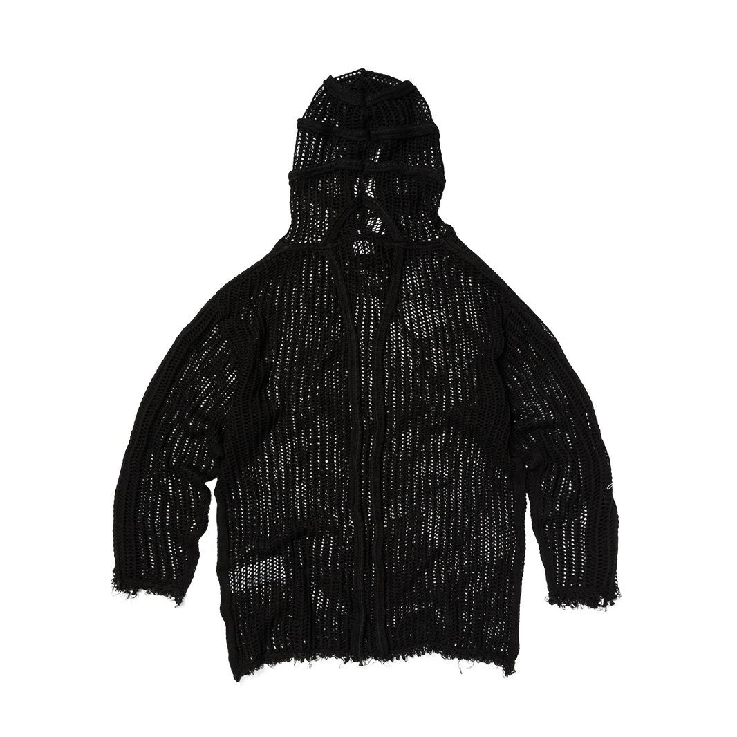 TC LINE MESH KNIT HOODIE
