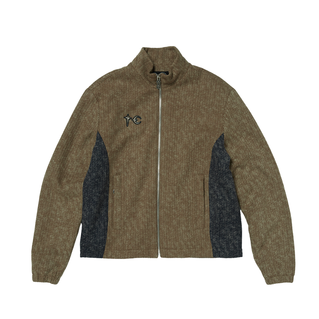 Devil Peace Patch Knit Jacket