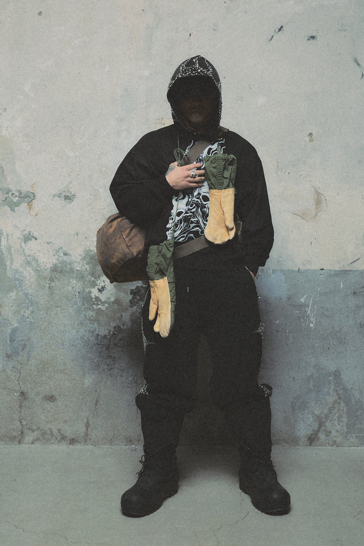 HOTHEADED RIDING SKULL HOODIE