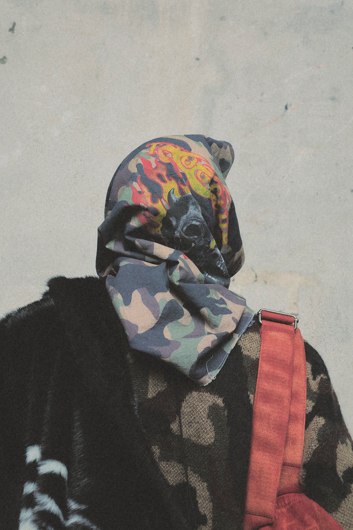 TC TWO FACE CAMO SCARF