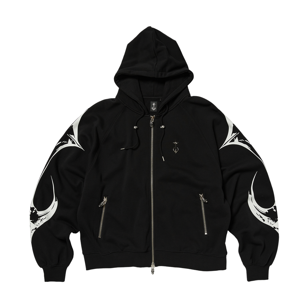 ARMED ZIP UP HOODIE