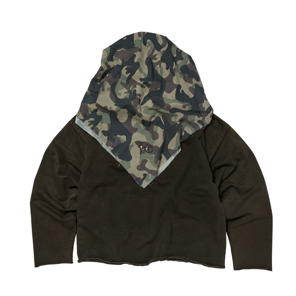 CREED SCARF HOODED ZIP-UP HOODIE