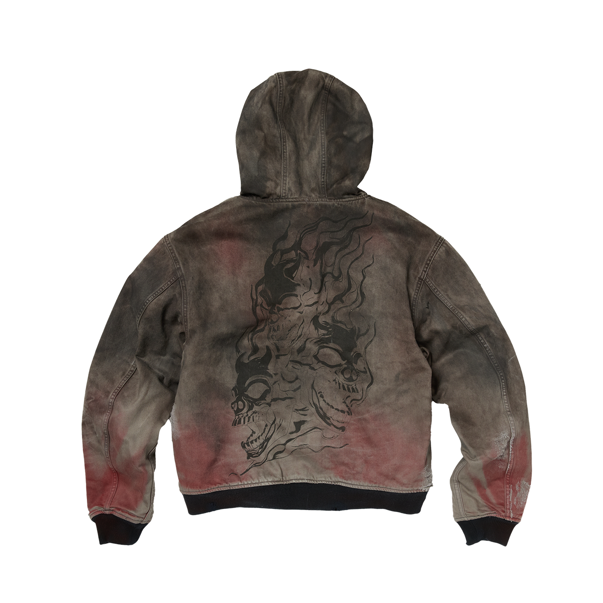THREE RIDING SKULL VINTAGE JACKET