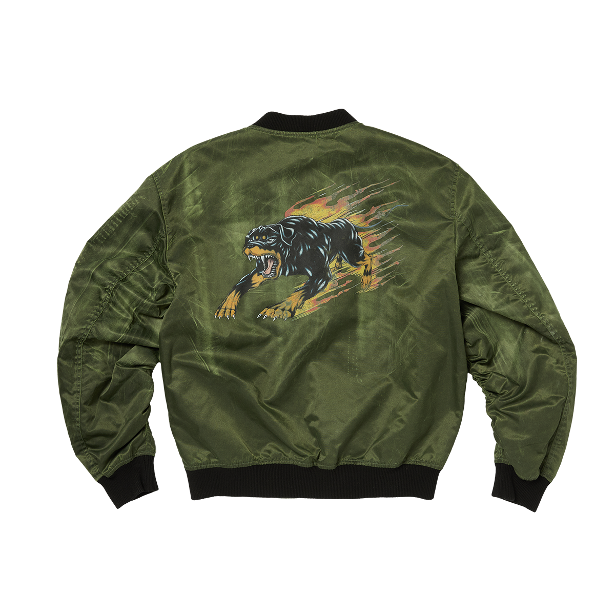 JAMONG TWO TONE WASHED MA-1 JACKET