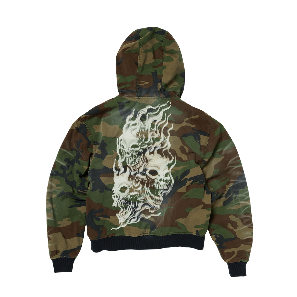 THREE RIDING SKULL VINTAGE JACKET