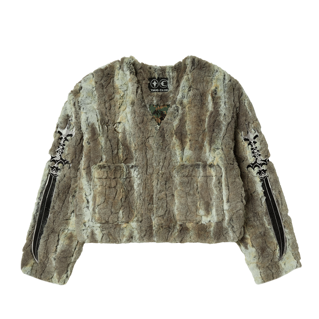 JINDO MIX Fur Jacket