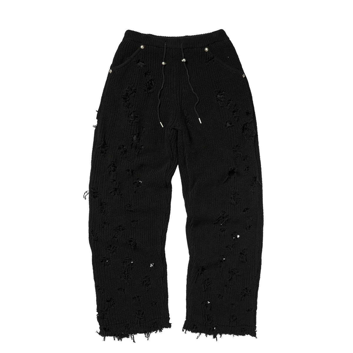TC DESTROYED KNIT PANTS