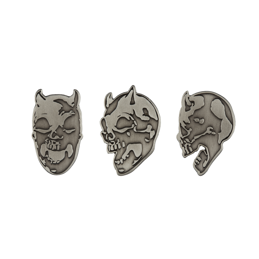TC RIDING SKULL BROOCH