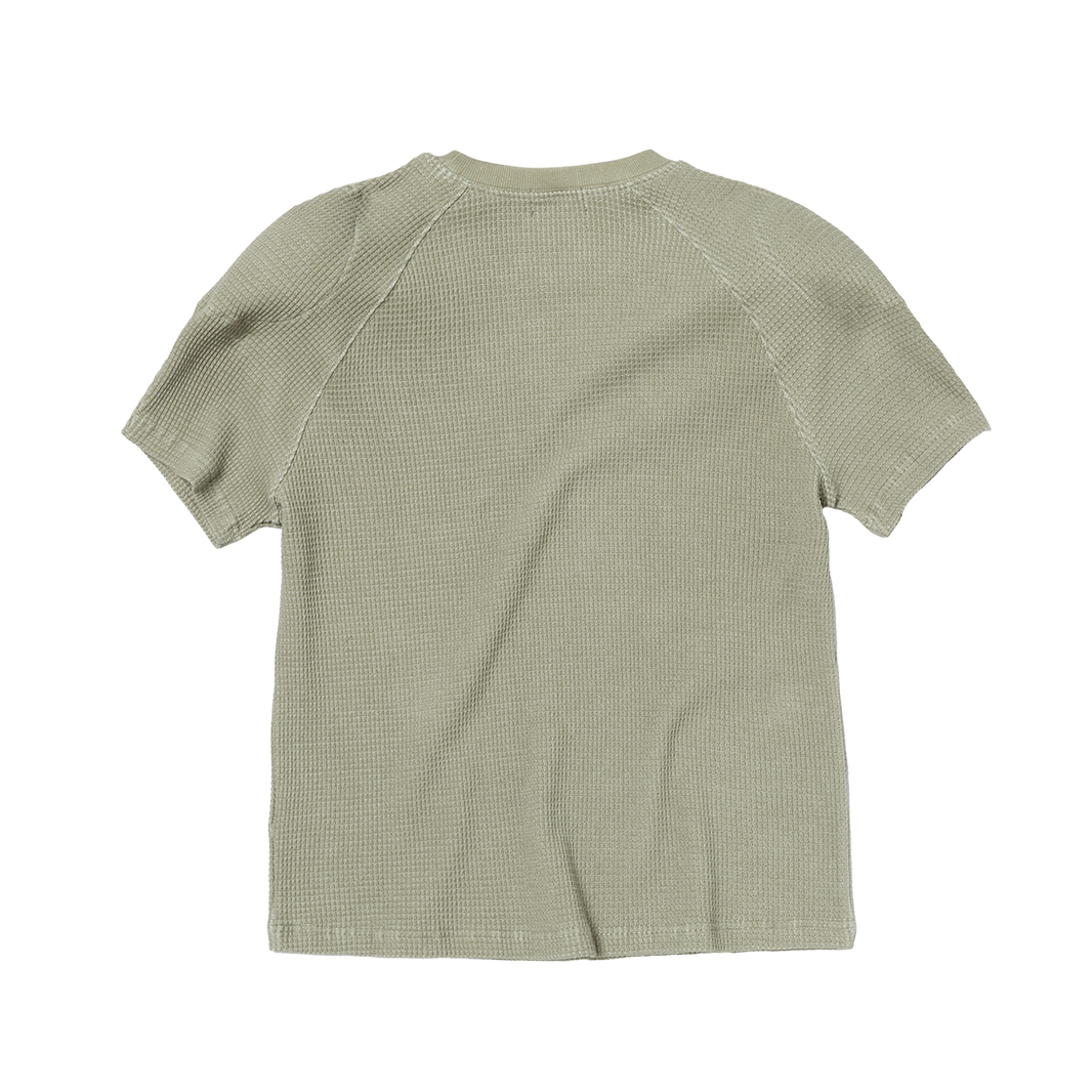 BULK SHOULDER WAFFLE T-SHIRT