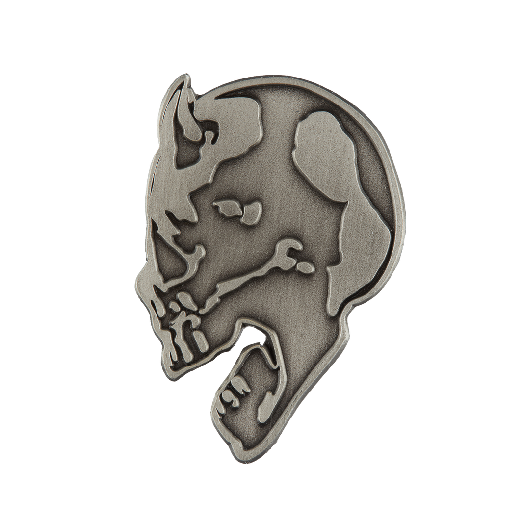 TC RIDING SKULL BROOCH
