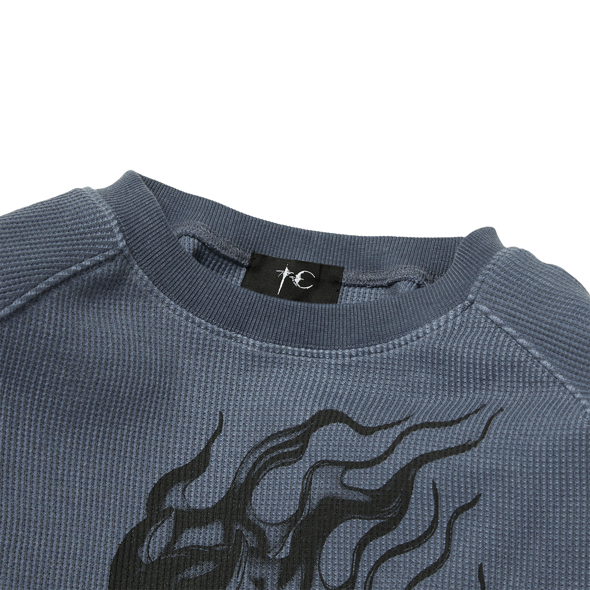 BULK SHOULDER THREE RIDING SKULL LAYERED T-SHIRT