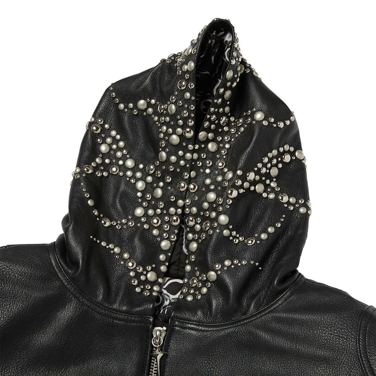 TC HOTHEAD THREE RIDING SKULL LEATHER JACKET