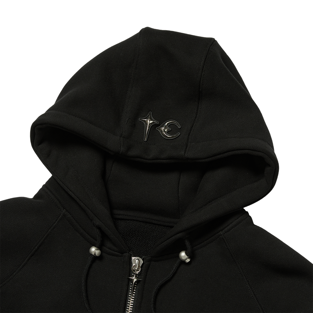 IRON STEEL FOCUS ZIP-UP HOODIE