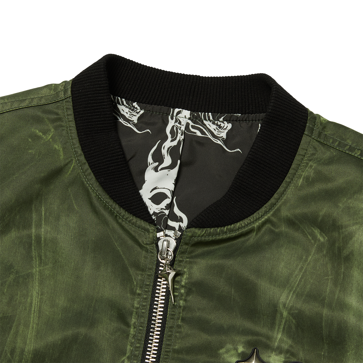 JAMONG TWO TONE WASHED MA-1 JACKET