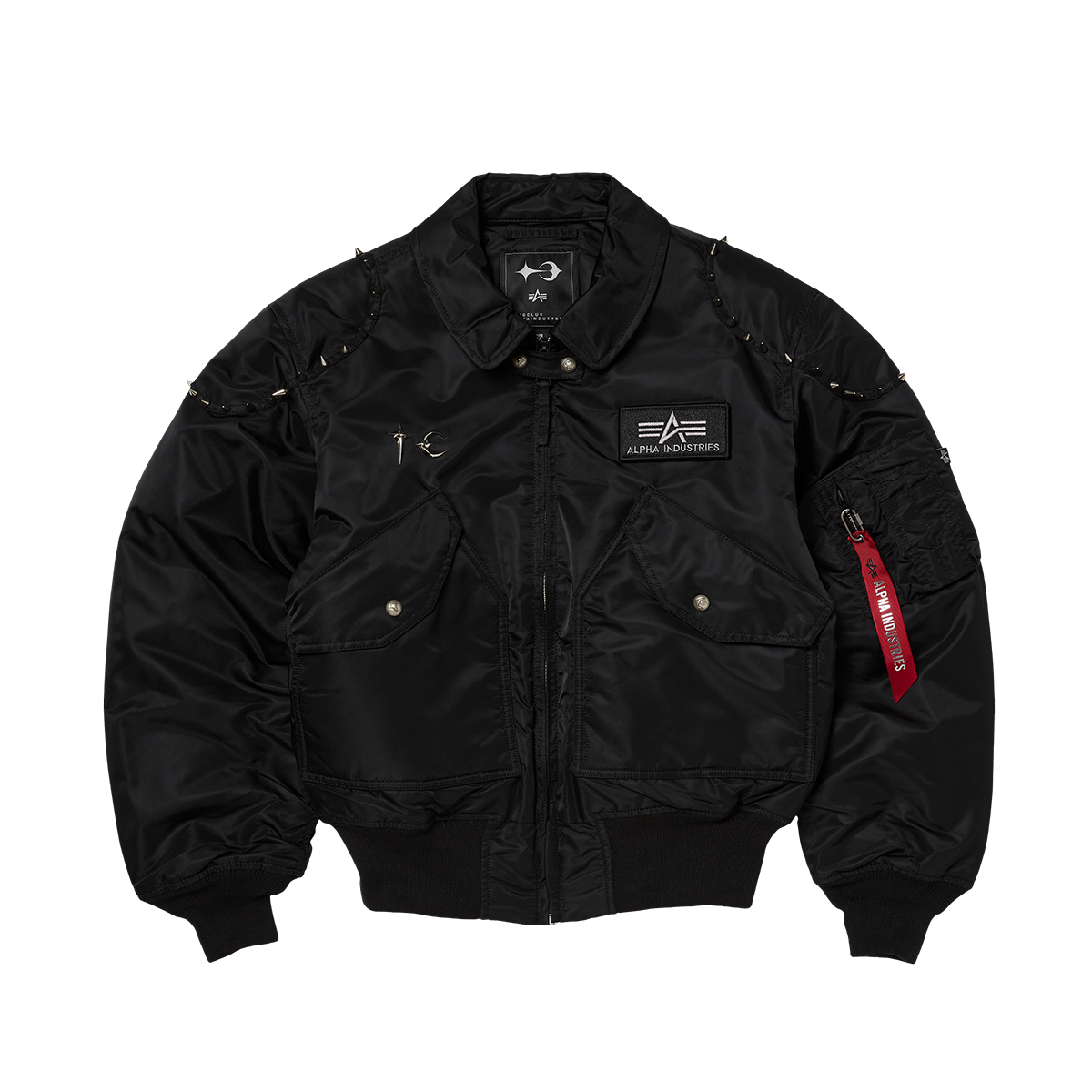 THUG CLUB X ALPHA CWU 45/P STUDDED JACKET