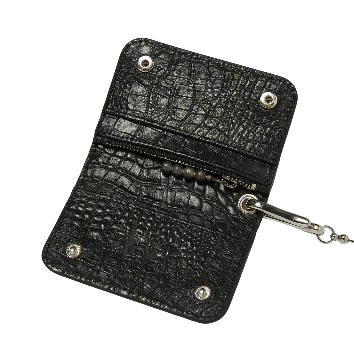 TC BALL CHAIN LEATHER CARD CASE