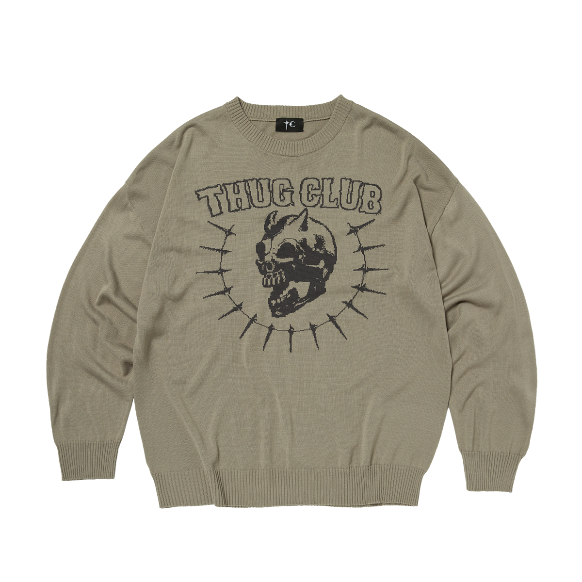 TC RIDING SKULL KNIT SWEATER