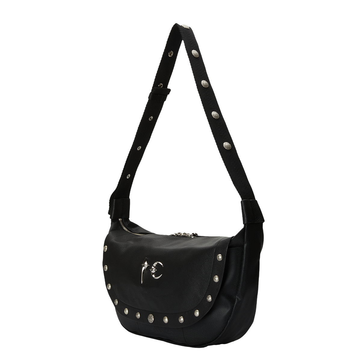 GOAT SKIN DRAGON MESSENGER BAG