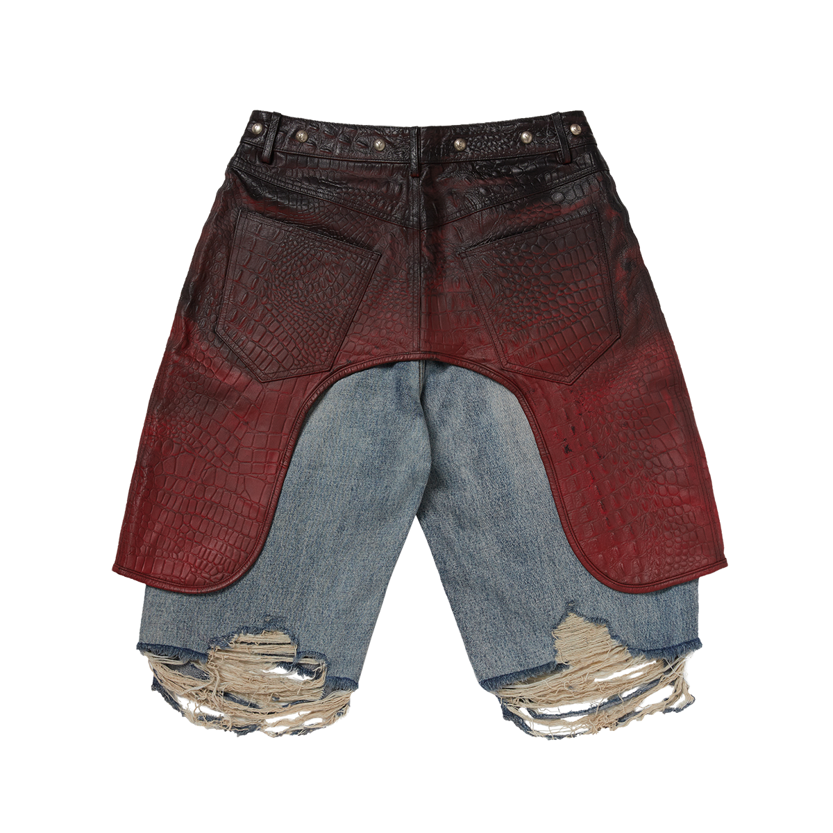FILA x TC Dragon Leather Denim Mix Short