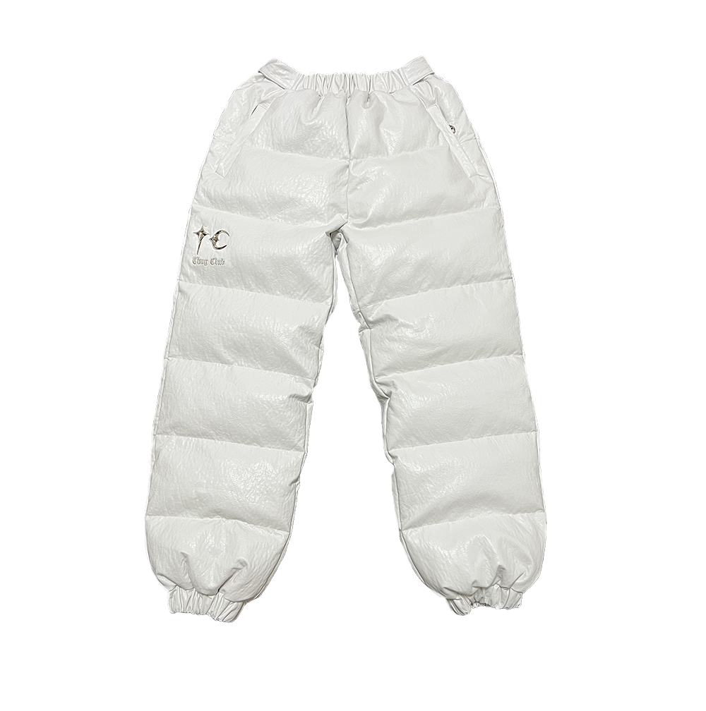TC leather Puffer Pants