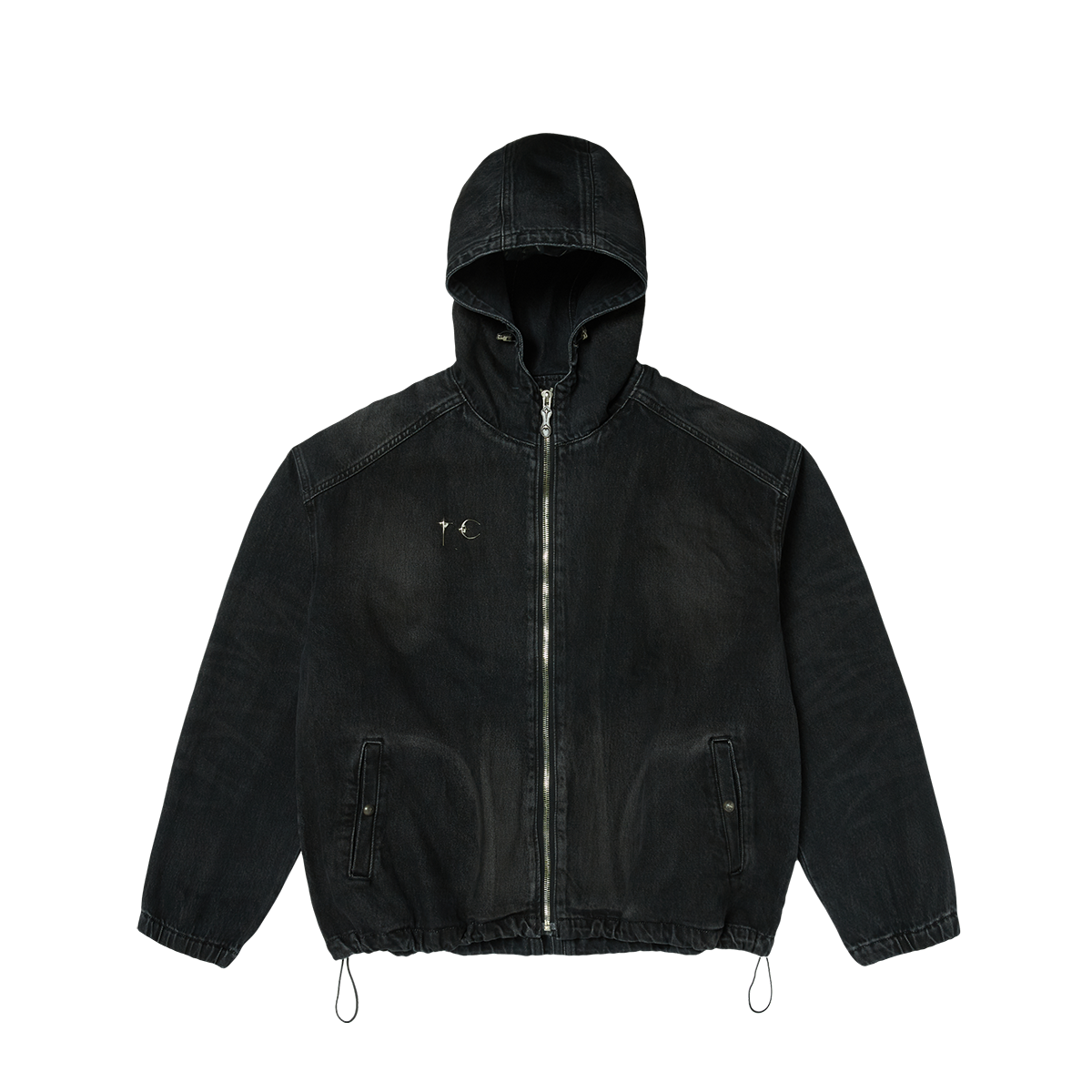 Basic Emblem Denim Jacket