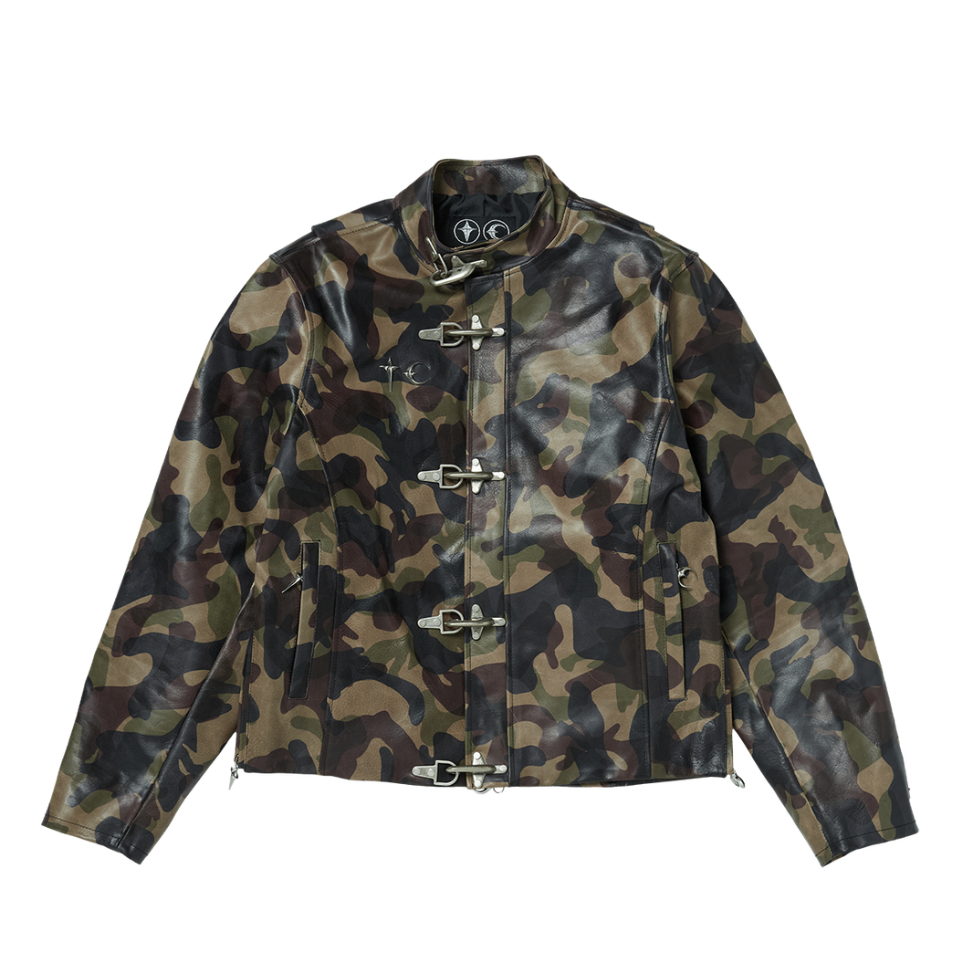 Camo Leather Jacket