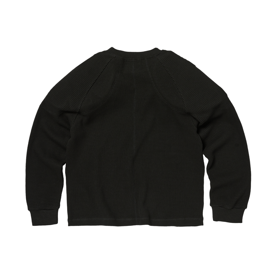BULK SHOULDER WAFFLE LONG SLEEVE