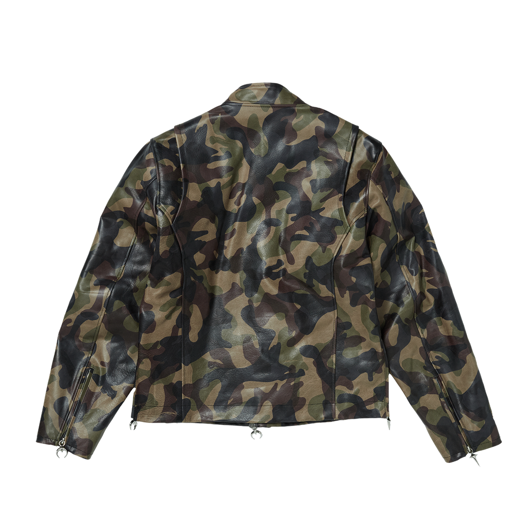 Camo Leather Jacket