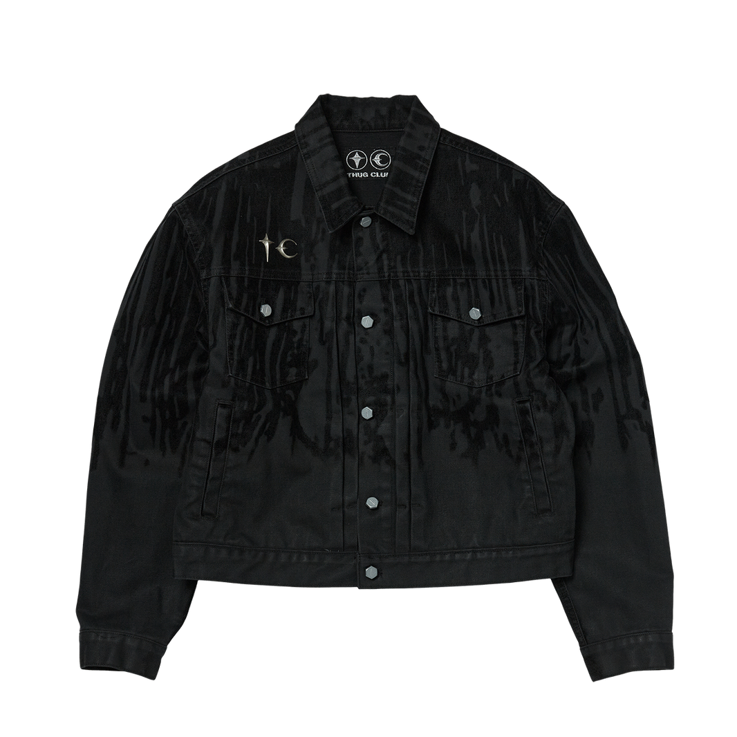 Blood Lazered Denim Jacket