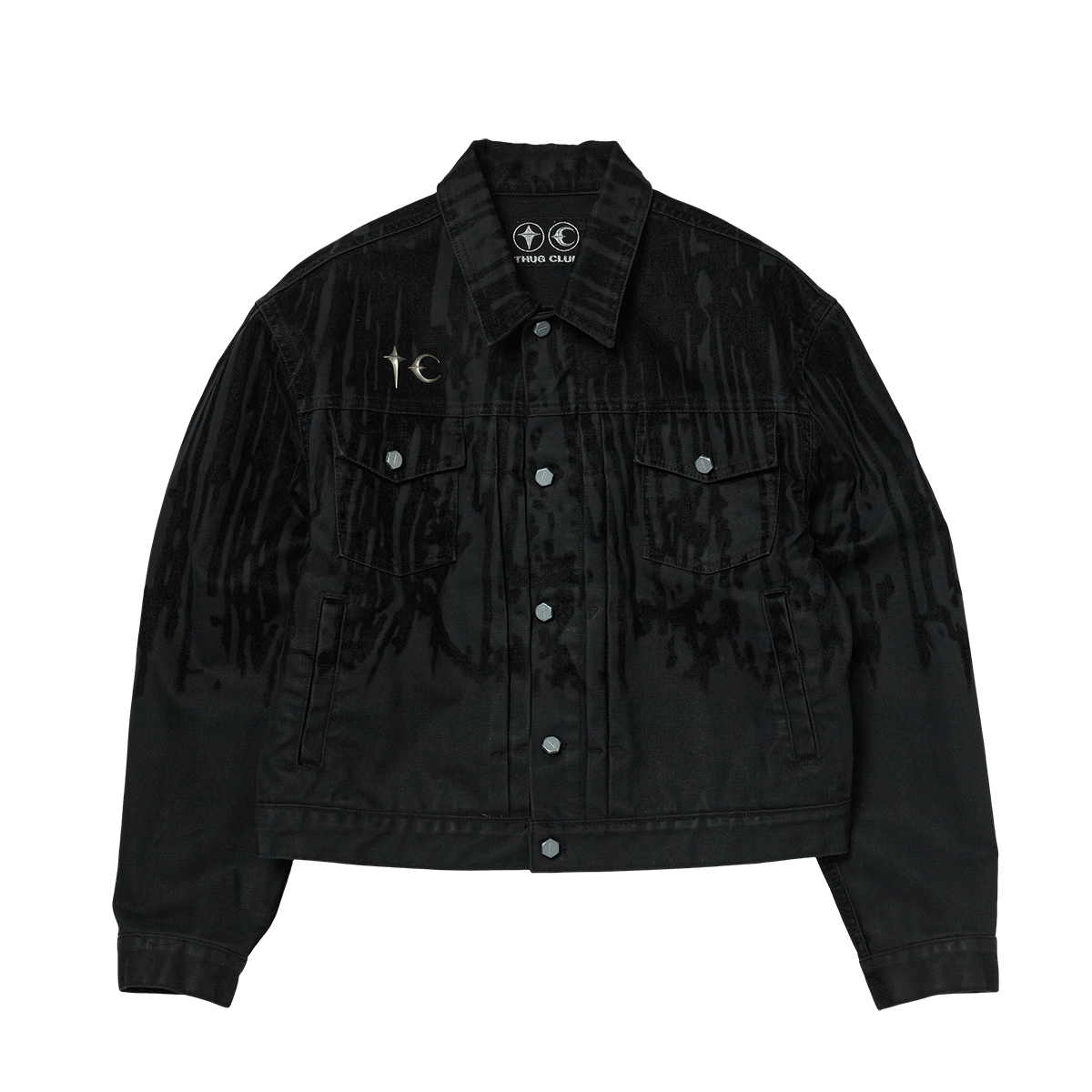 Blood Lazered Denim Jacket