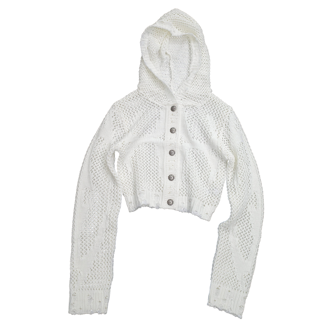 Tribal Net Hoodie knits