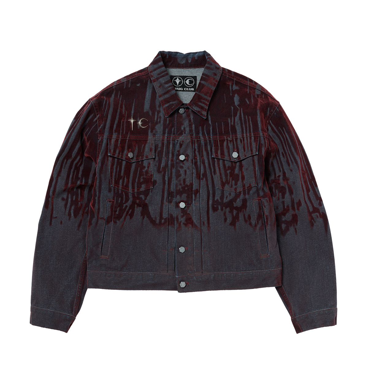 Blood Lazered Denim Jacket