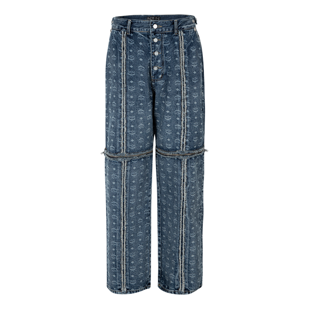 MCM TC ZIP DENIM PANTS