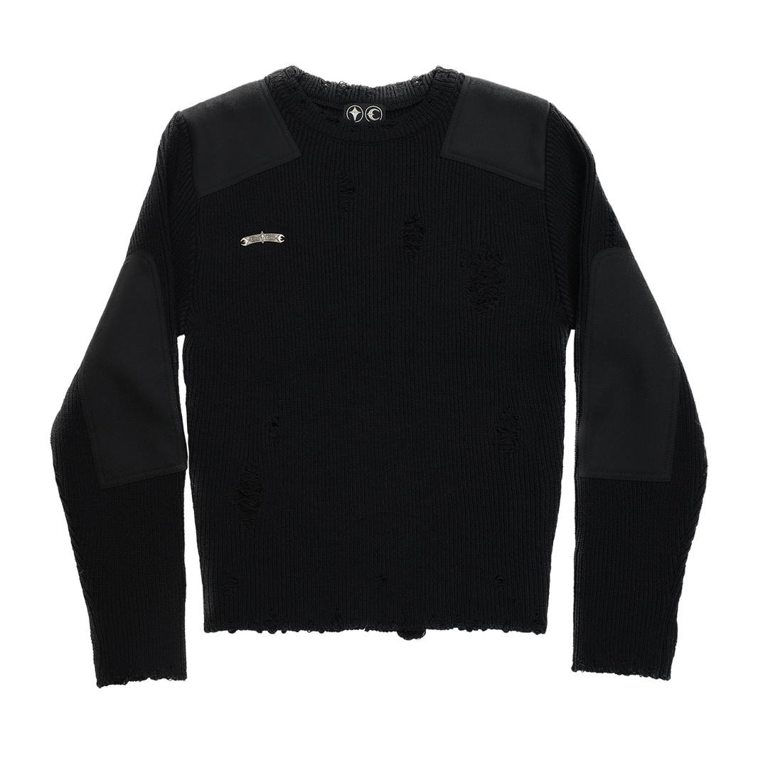 Berlin Destroyed Patch Knits