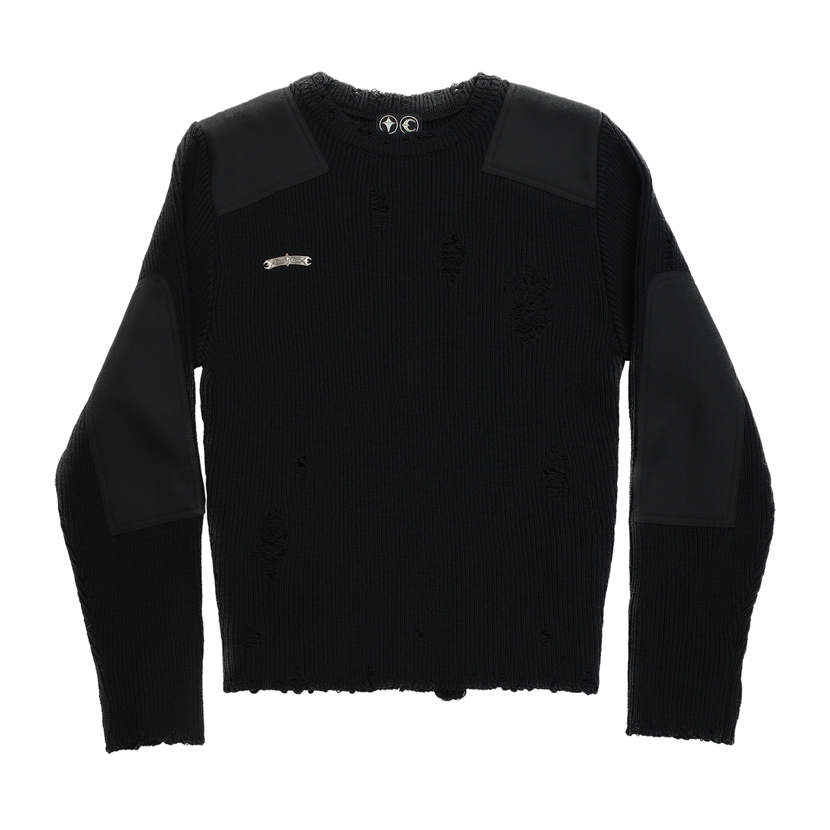 Berlin Destroyed Patch Knits